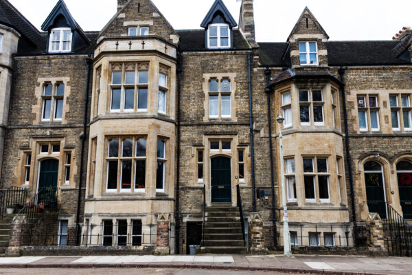 Four storey, Victorian terraced houses